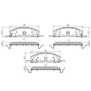 Колодки тормозные перед FORD EXPLORER 3/5 SAT