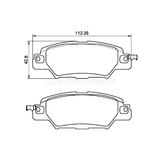 Колодки тормозные передн MAZDA CX-5 17- BREMBO