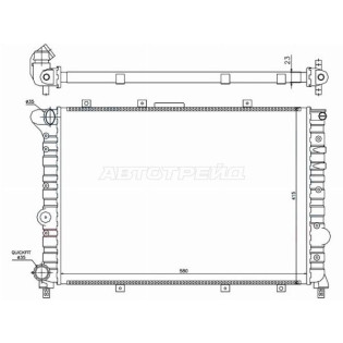 Радиатор Alfa Romeo 156 97-05 SAT