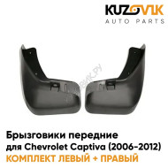 Брызговики передние комплект Chevrolet Captiva (2006-2012) левый +правый KUZOVIK