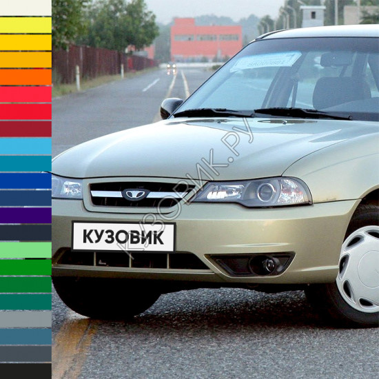 Бампер передний в цвет кузова Daewoo Nexia N150 (2008-2016)