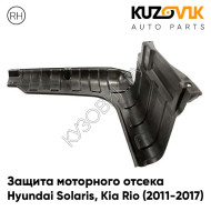 Защита пыльник двигателя Hyundai Solaris (2011-2017) правый KUZOVIK