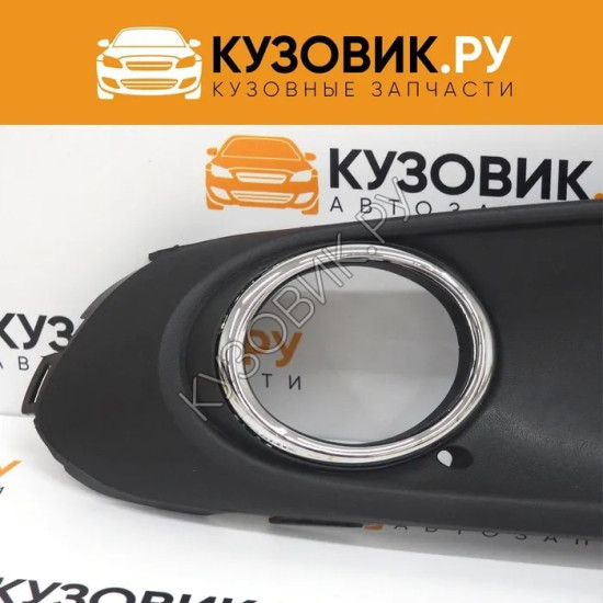Рамки противотуманных фар Volkswagen Polo 5 (2010-2015) хром KUZOVIK